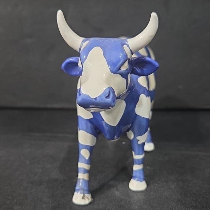 Cow Parade Sky Cow Figurine, Westland Giftware, Collectible #9151, No Box/Tag - Thumbnail 2
