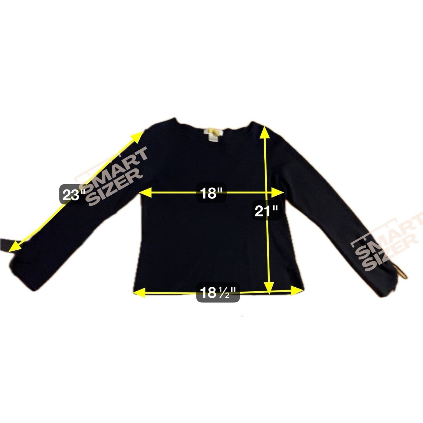 Due per Due Collection Black Boat Neck Tie Cuff Knit Sweater. Women's Medium - Thumbnail 2