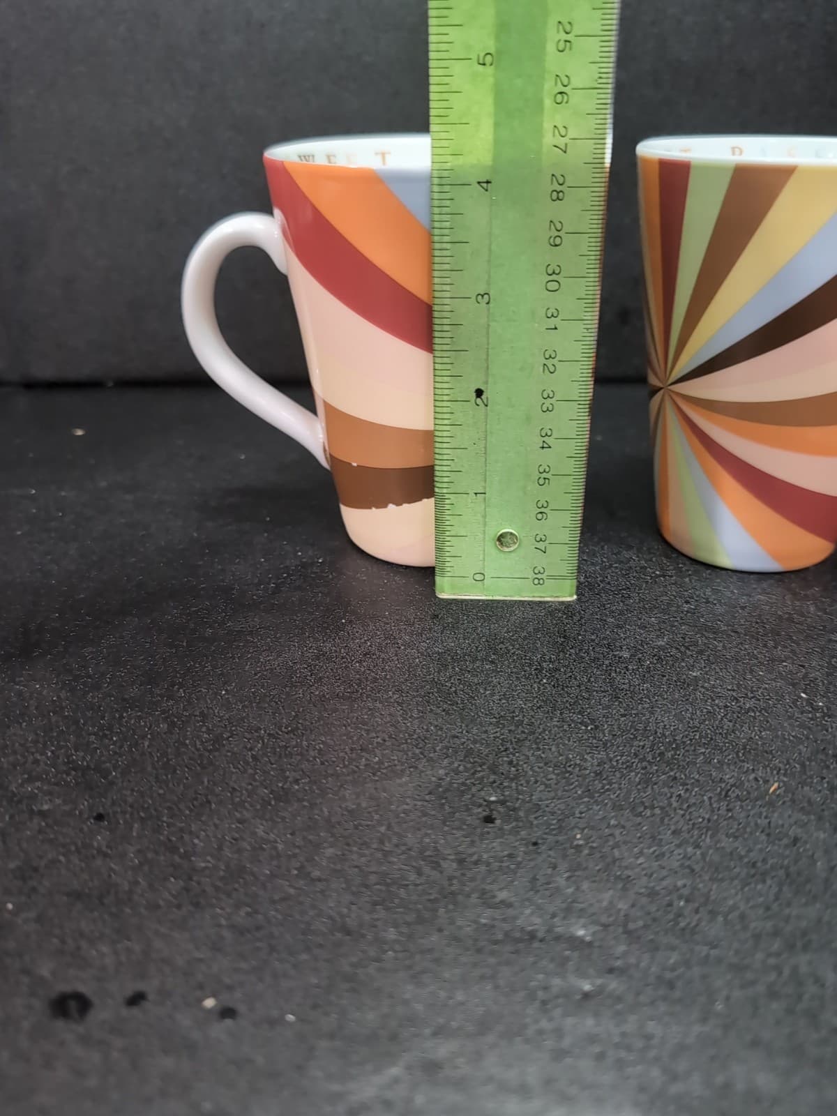 Cheesecake Factory Sweet Passion Mugs, Multicolor Coffee Mugs, Set of 2 Tea Mugs - Thumbnail 8