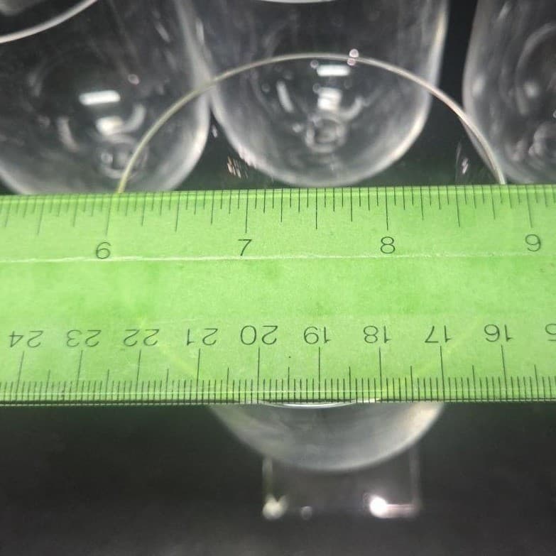Mikasa Viewpoint Wine Glasses, Set of 4, Vtg Amethyst Purple Geometric Stemware - Thumbnail 10
