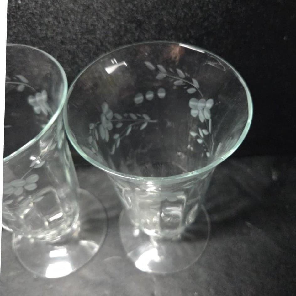 Weston Style Optic Crystal Sundae Glasses, Set of 4, Panel Design Dessert Cups - Thumbnail 6