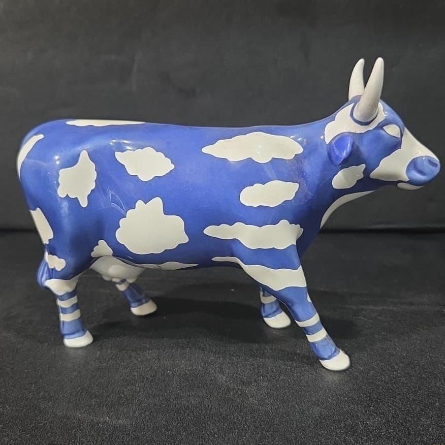 Cow Parade Sky Cow Figurine, Westland Giftware, Collectible #9151, No Box/Tag - Thumbnail 4