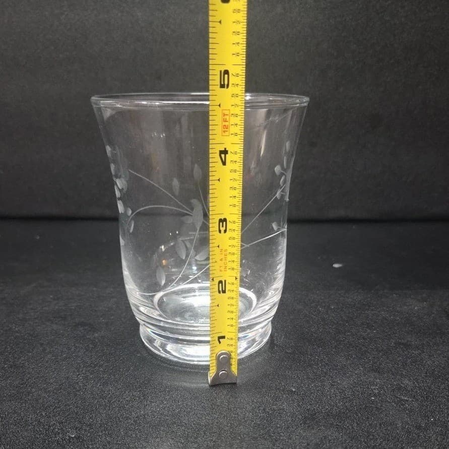 Princess House Heritage Bell Tumbler, Vintage Etched Drinking Replacement Glass - Thumbnail 9