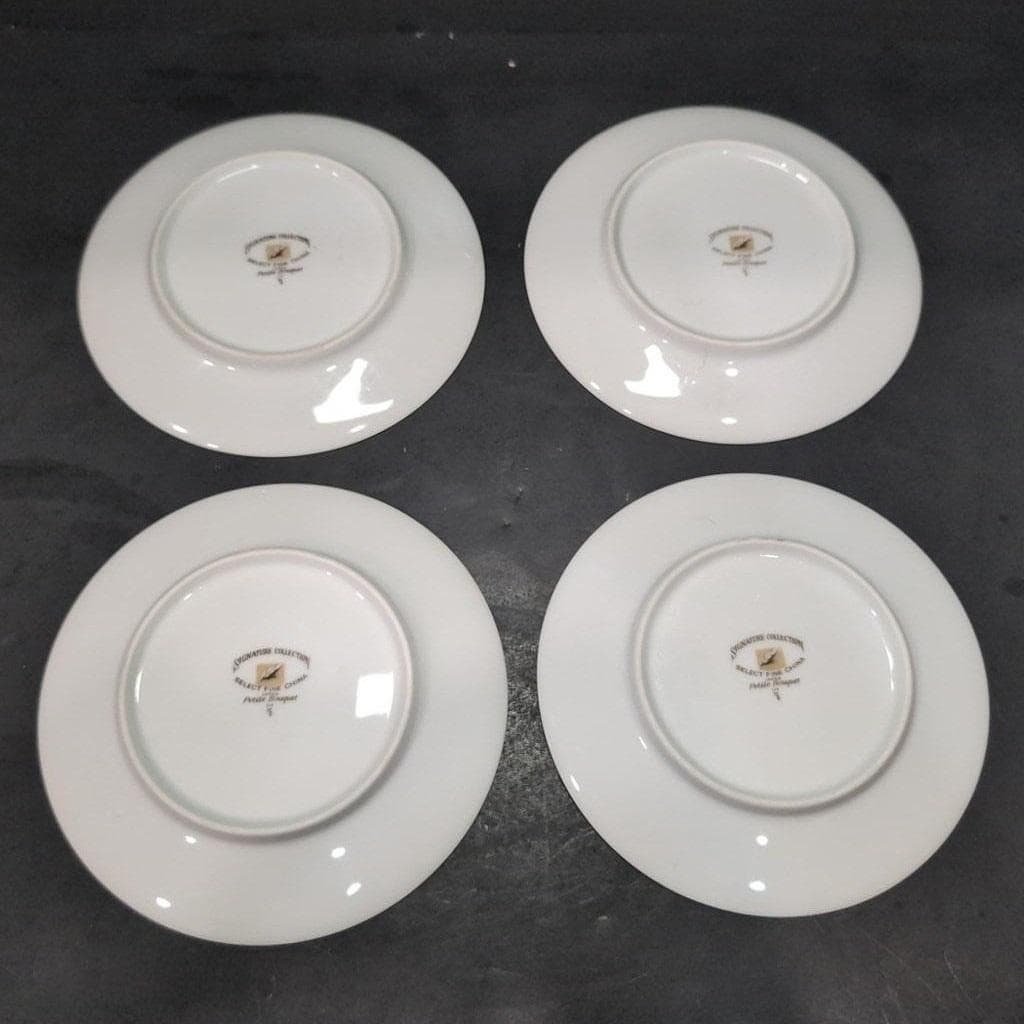 Signature Collection Petite Bouquet Bread Plates, Set Of 4, Floral Tableware - Thumbnail 4