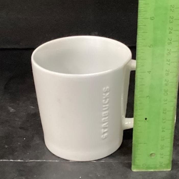 Starbucks White Embossed Letters Coffee Cup, Neutral Raised Design Drinkware - Thumbnail 6
