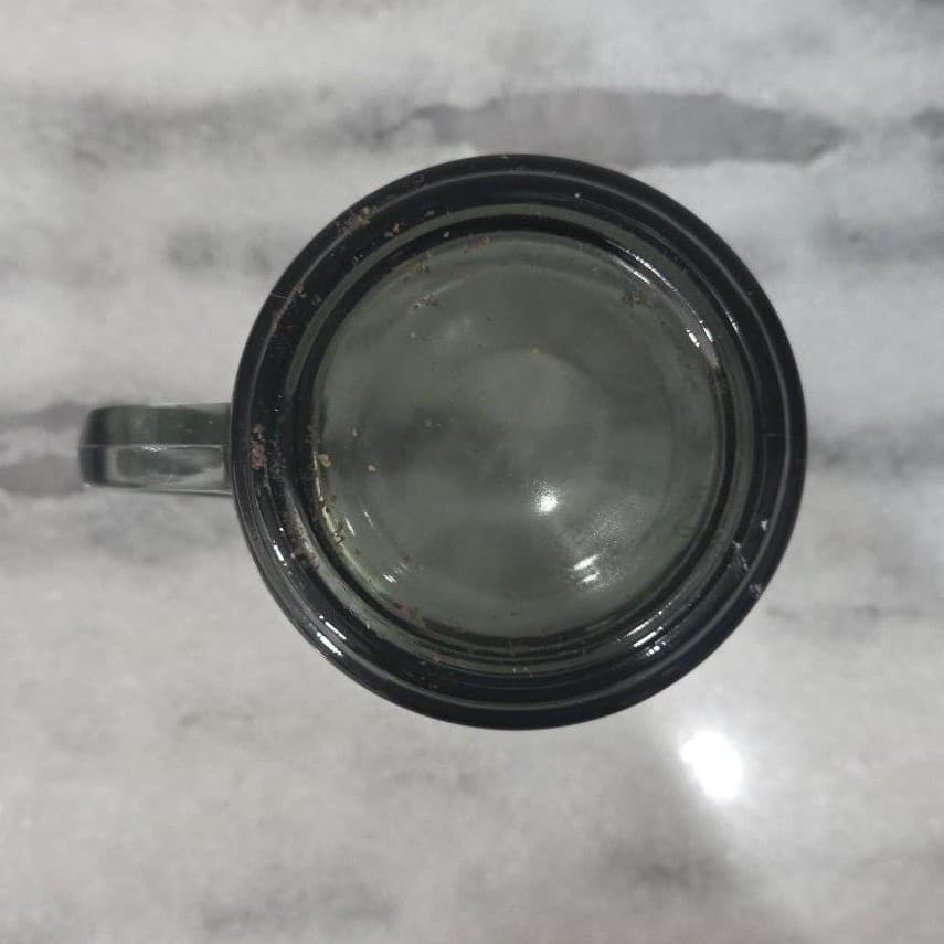 Gemini Zodiac Sign Smoke Gray Coffee Cup, Vintage Faded Gold Lettering Mug - Thumbnail 8