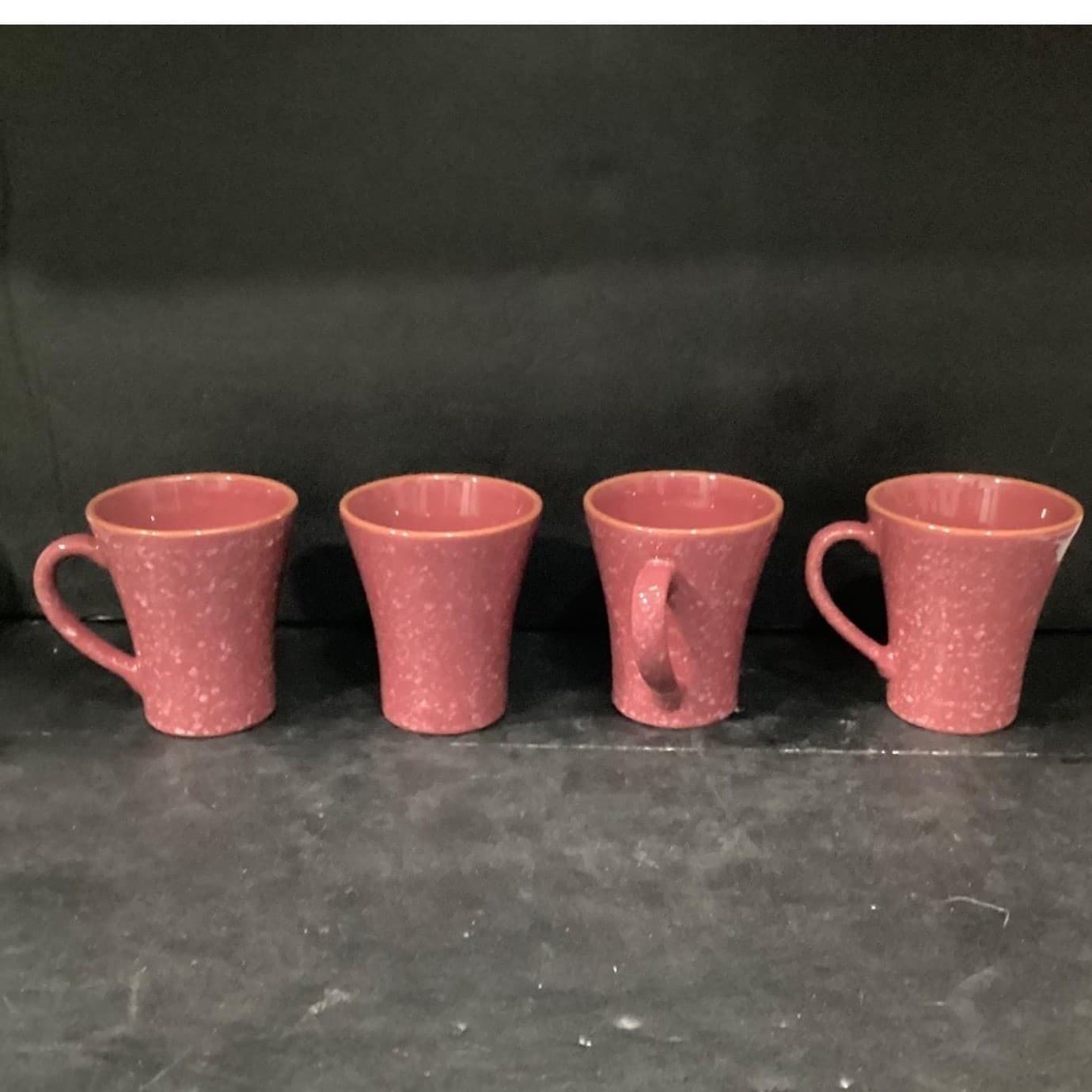 Val Do Sol Speckled Glazed Coffee Cups, Set of 4, Replacement Drinkware Pottery - Thumbnail 7