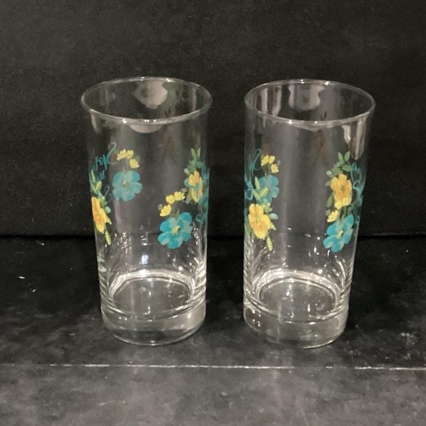 Spring Makes Me Smile Glass Tumblers, Set of 2, Inspirational Glasses, Drinkware - Thumbnail 9