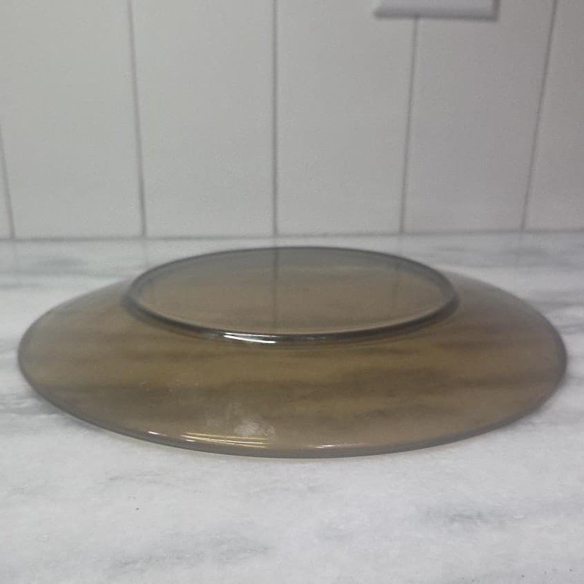 Arcoroc Smokey Brown Dinner Plate, Vintage Tableware, Replacement Dinnerware - Thumbnail 6