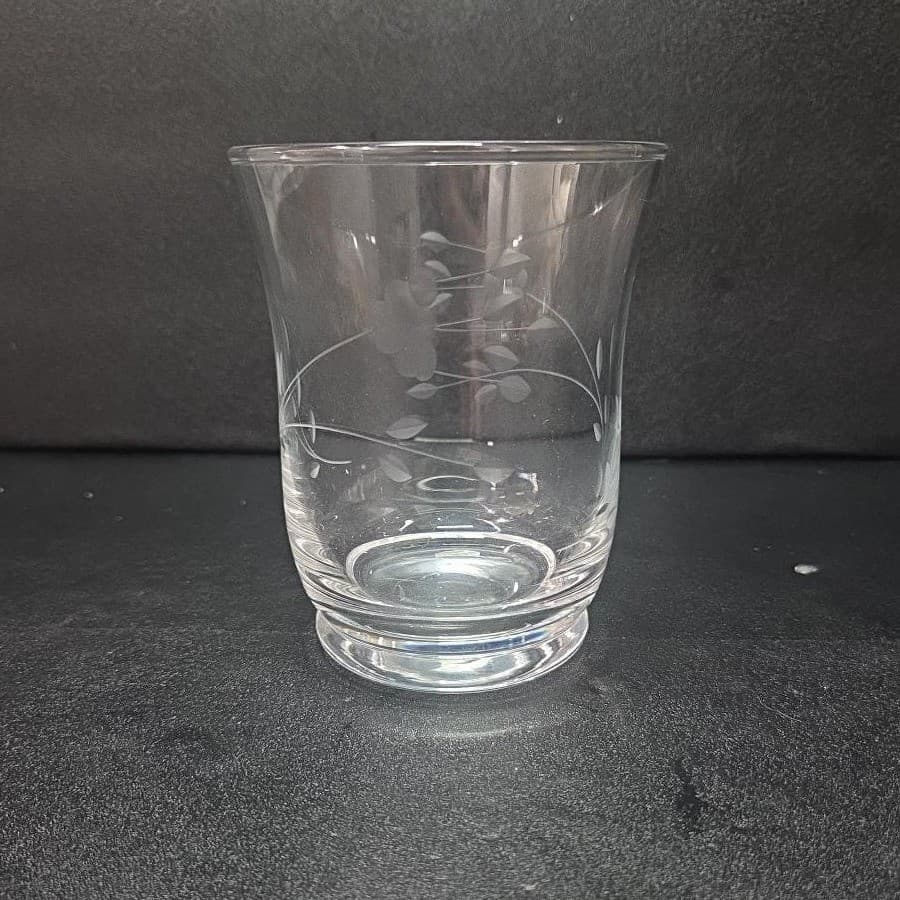 Princess House Heritage Bell Tumbler, Vintage Etched Drinking Replacement Glass - Thumbnail 4