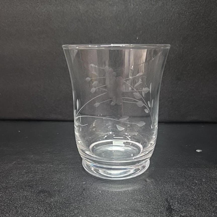 Princess House Heritage Bell Tumbler, Vintage Etched Drinking Replacement Glass - Thumbnail 2