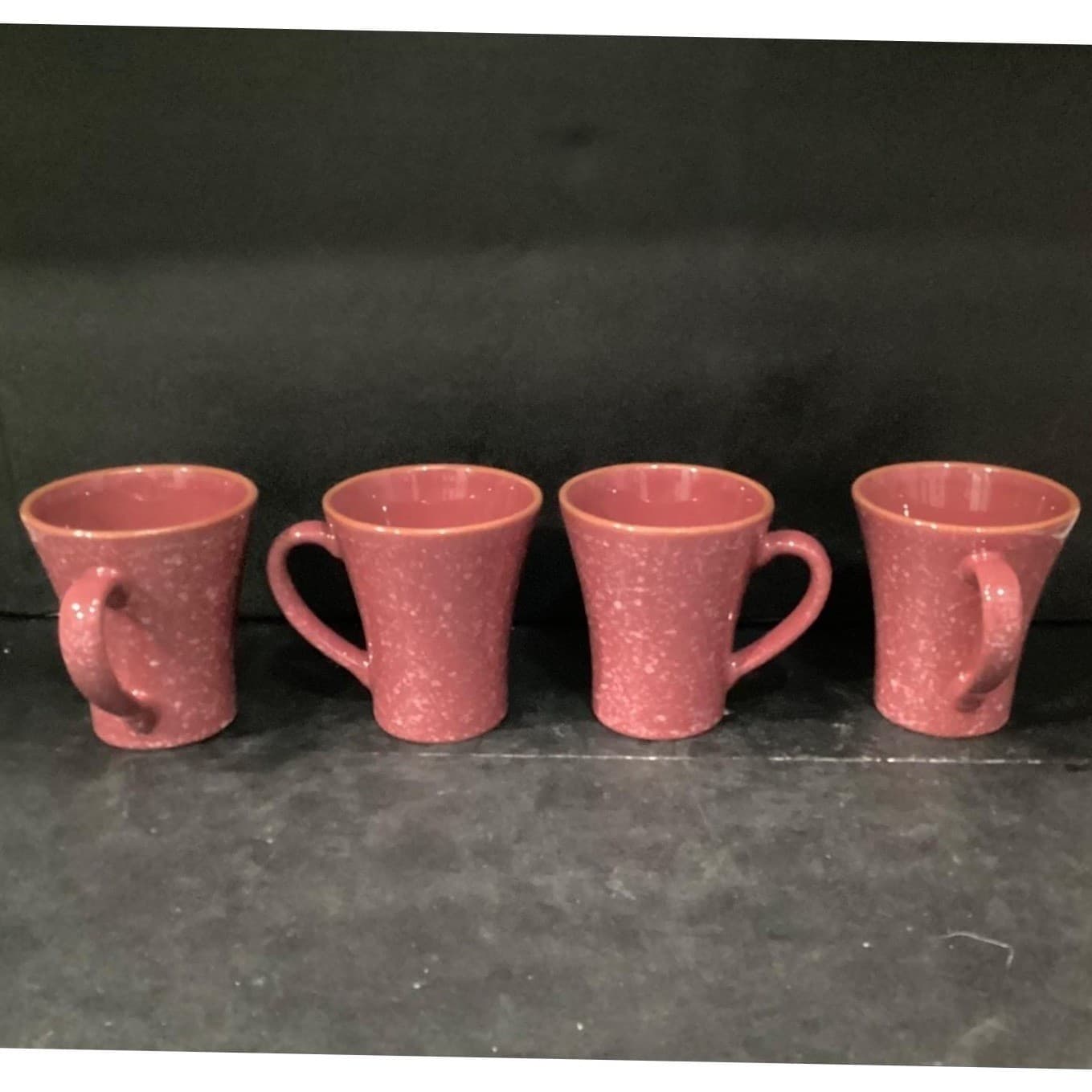 Val Do Sol Speckled Glazed Coffee Cups, Set of 4, Replacement Drinkware Pottery - Thumbnail 8