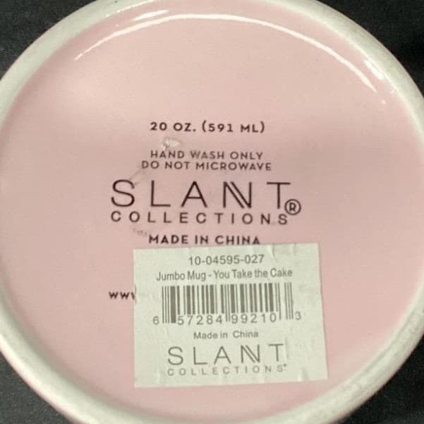 Slant Collection "You Take The Cake" Jumbo Coffee Cup, Replacement Drinkware - Thumbnail 5