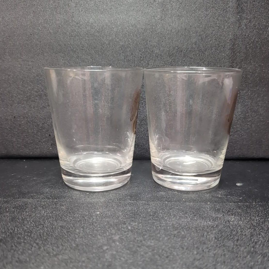 Culver Gold Eagle Rock Glasses, Set of 2, Vintage Lowball Tumblers, Drinkware - Thumbnail 5