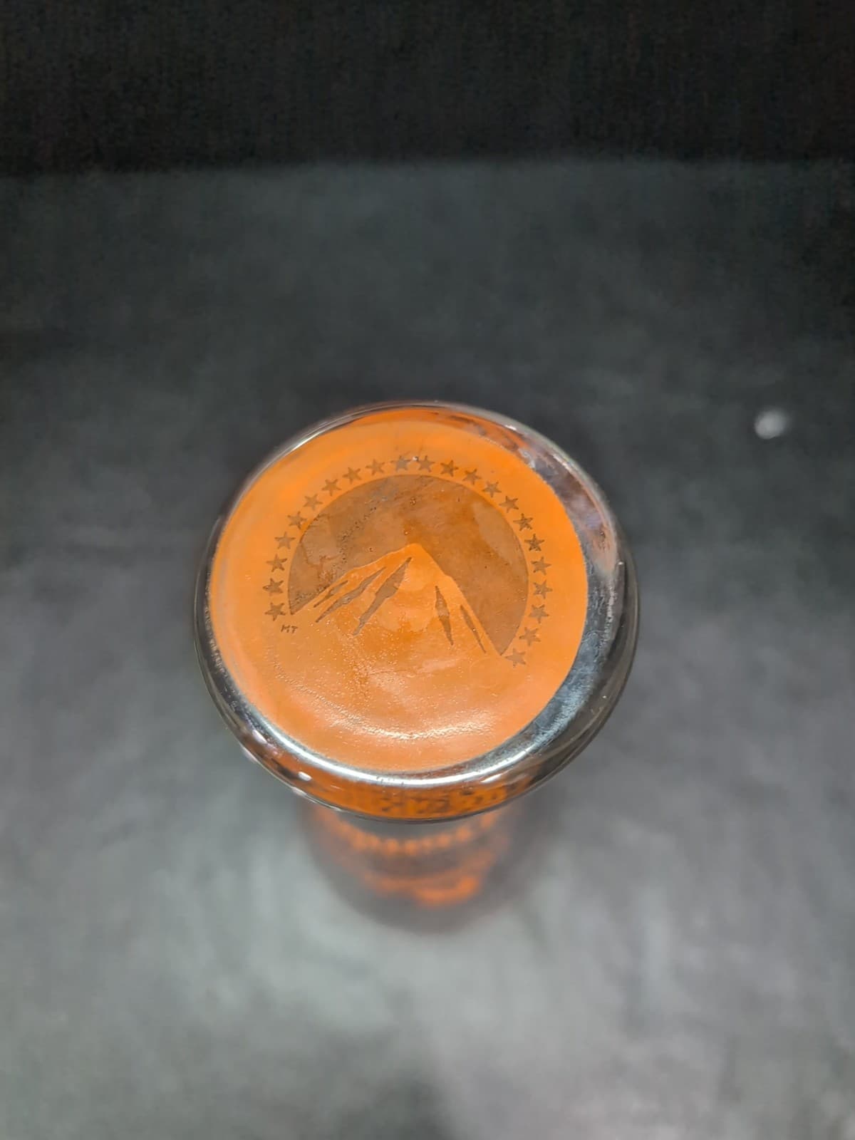 Paramount's Kings Dominion Pilsner Glass Set, Vintage Orange Logo Beer Glasses - Thumbnail 7