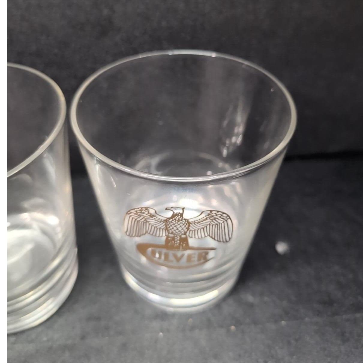 Culver Gold Eagle Rock Glasses, Set of 2, Vintage Lowball Tumblers, Drinkware - Thumbnail 6