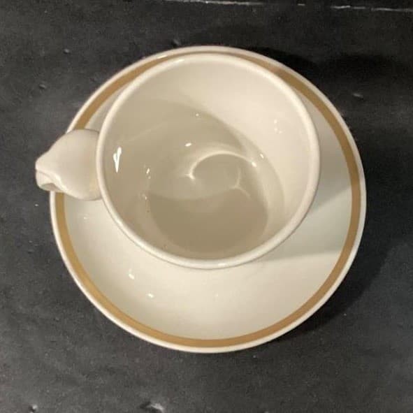 Mayer China Teacup & Saucer, Made For The Forum, Vintage Snake Design Handle - Thumbnail 3