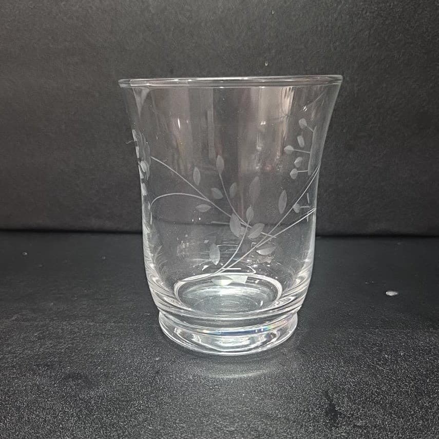 Princess House Heritage Bell Tumbler, Vintage Etched Drinking Replacement Glass - Thumbnail 3