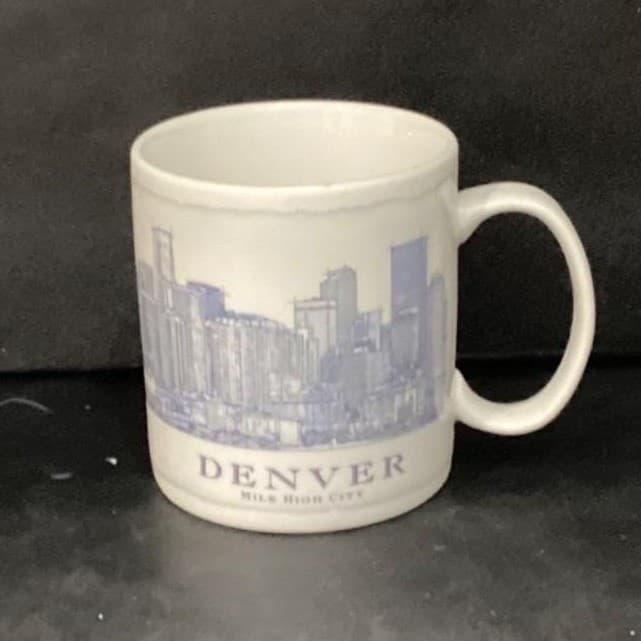 Starbucks Denver Coffee Cup, Vintage Architectural Series Mug, 18oz Drinkware - Thumbnail 2