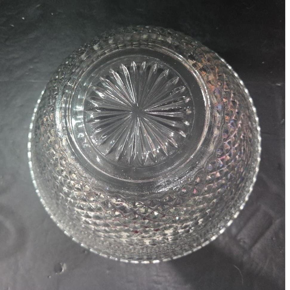 Anchor Hocking Arlington Punch Bowl, 18 Cups Included, Vintage Clear Glassware - Thumbnail 12