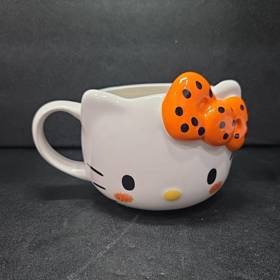 Sanrio Hello Kitty Ceramic Coffee Cup, Silver Buffalo Mug, Replacement Drinkware - Thumbnail 2