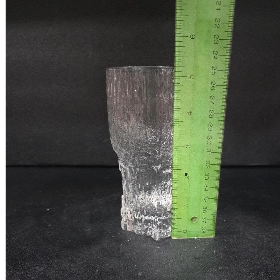 Ittala Aslak Highball Tumbler, Vintage Finnish Art Glass, Tapio Wirkkala Barware - Thumbnail 2
