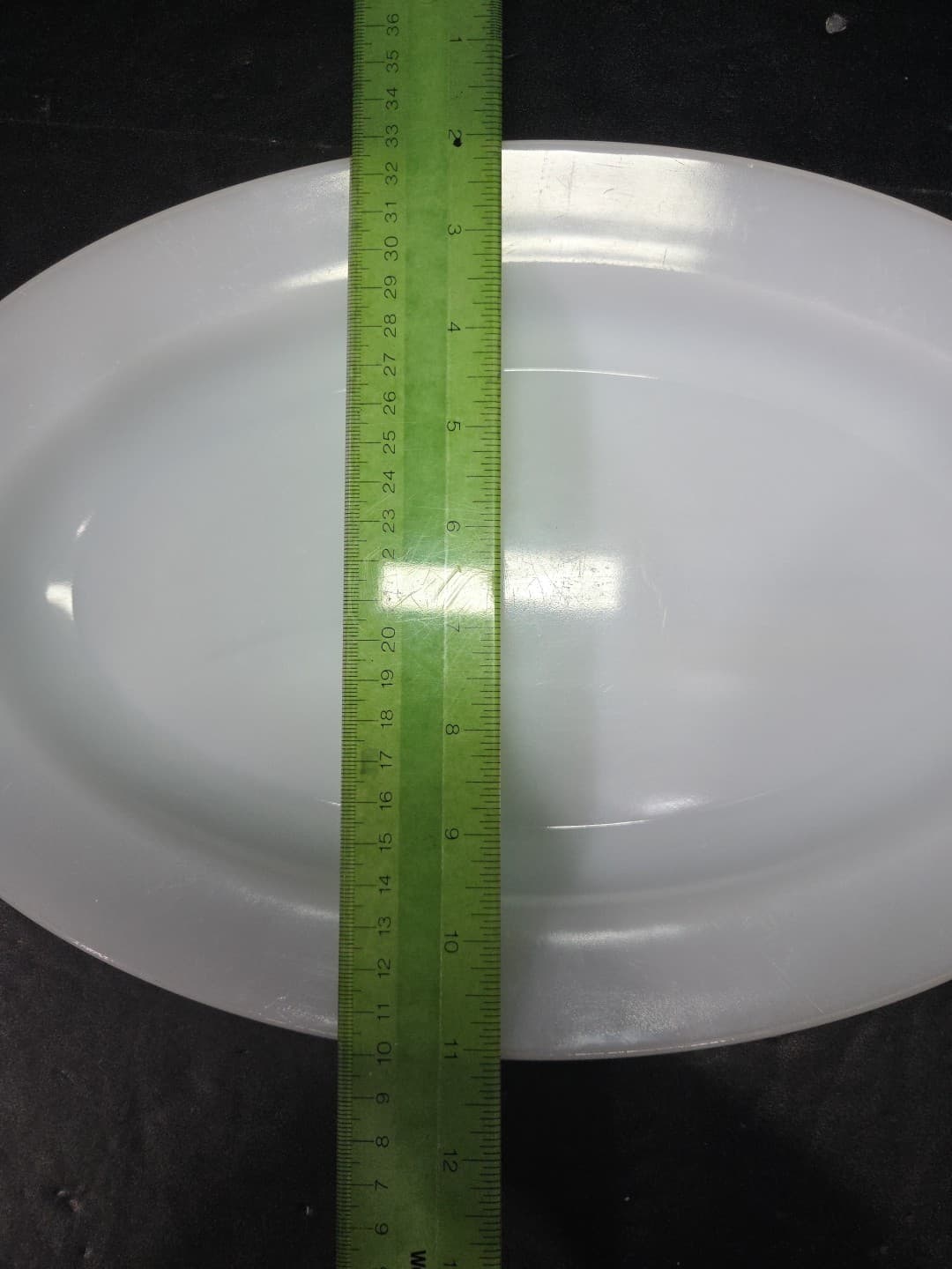 Arcopal Opal Ware Oval Platter, Birds & Flowers Design, Vintage Milk Glass - Thumbnail 5