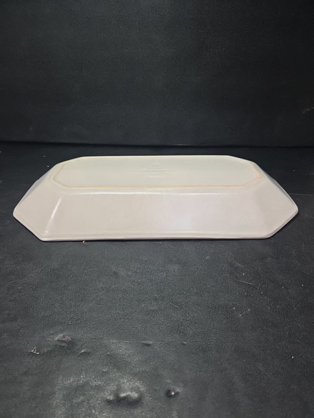 Pfaltzgraff Yorktowne Pottery Light Grey Bread Tray, Vintage Serving Ware, Quote - Thumbnail 8