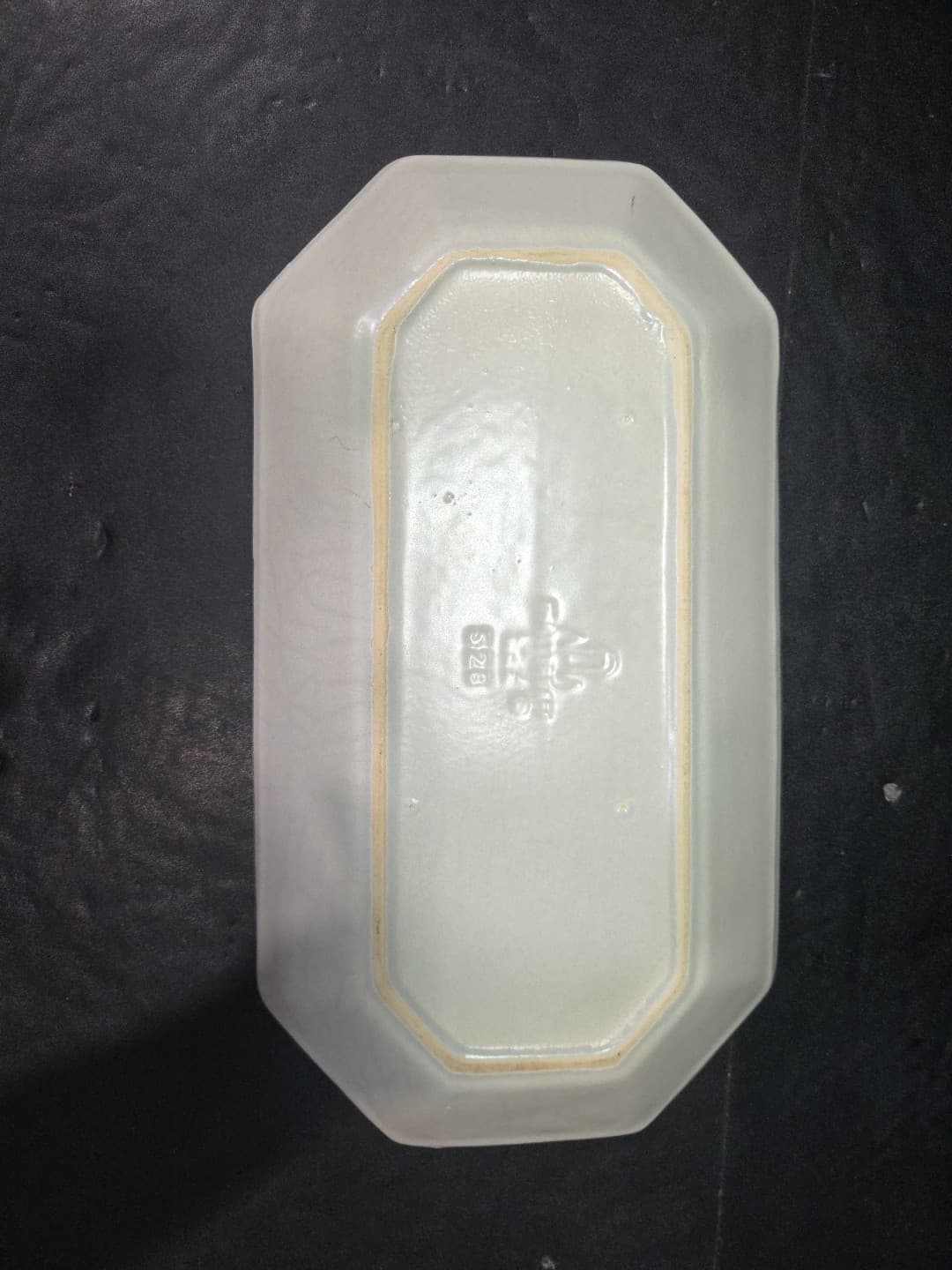 Pfaltzgraff Yorktowne Pottery Light Grey Bread Tray, Vintage Serving Ware, Quote - Thumbnail 3