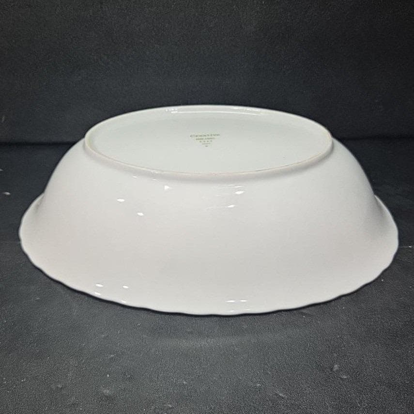 Creative Fine China Regency Rose Oval Serving Bowl, Vintage Porcelain Serveware - Thumbnail 8