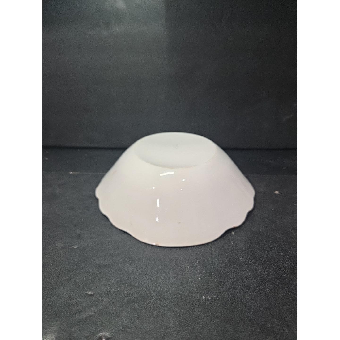 Antique Floral Platter Scalloped Edge Porcelain China Crackled - Thumbnail 11