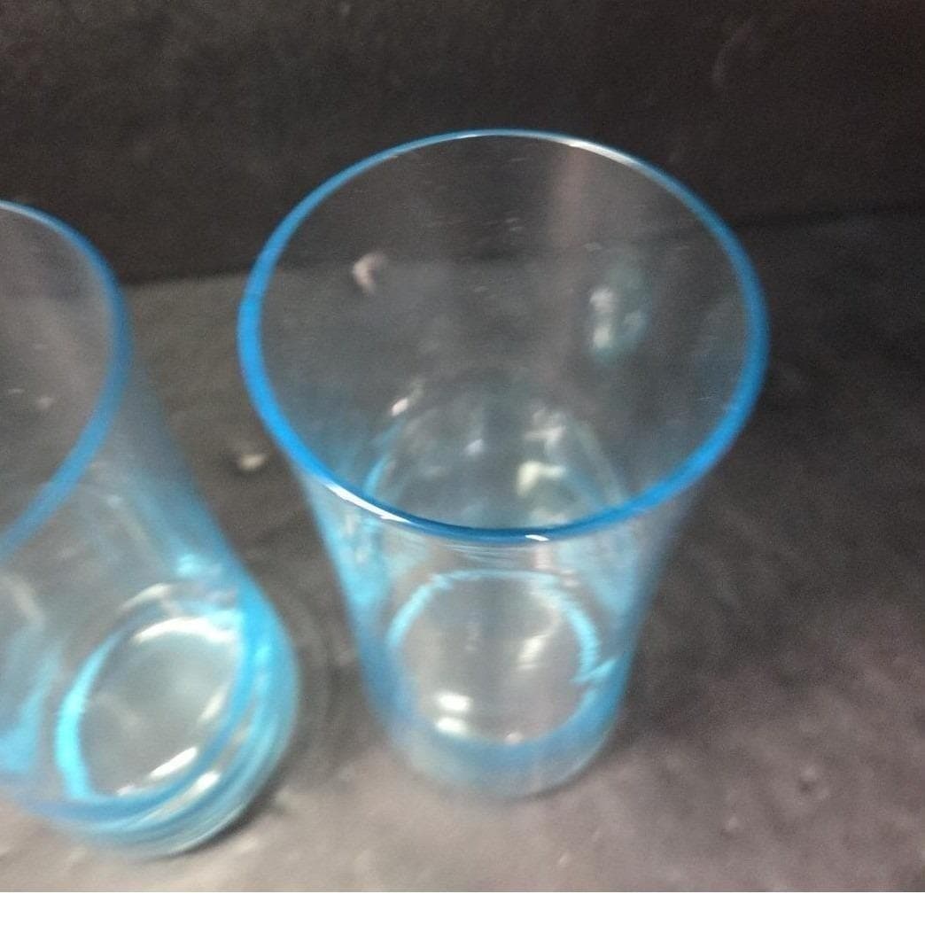 Cristar Lexington Style Blue Tint Tumblers, Set of 2, Replacement Teal Drinkware - Thumbnail 4
