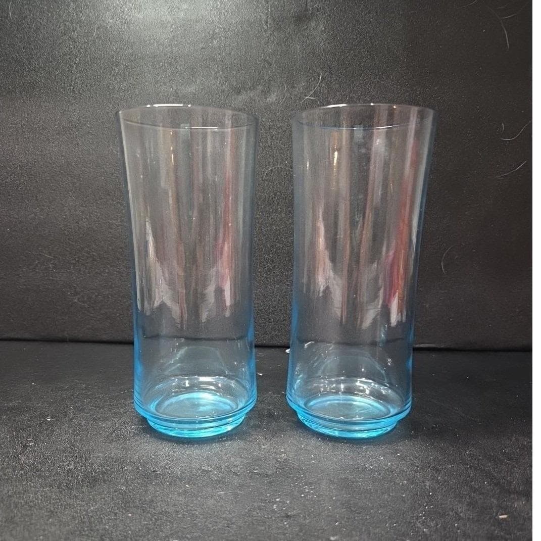 Cristar Lexington Style Blue Tint Tumblers, Set of 2, Replacement Teal Drinkware - Thumbnail 10