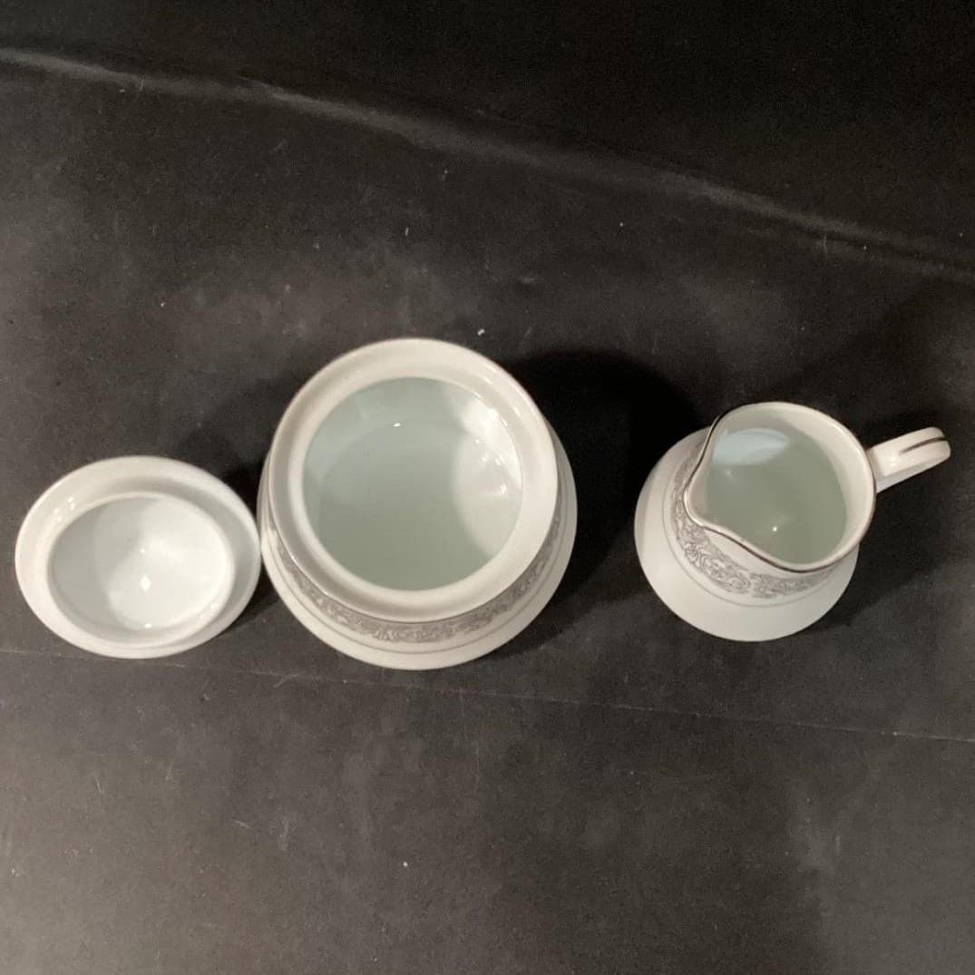 Brookwood Porcelain by Interpace Corporation M2001 Santiago Creamer & Sugar - Thumbnail 3