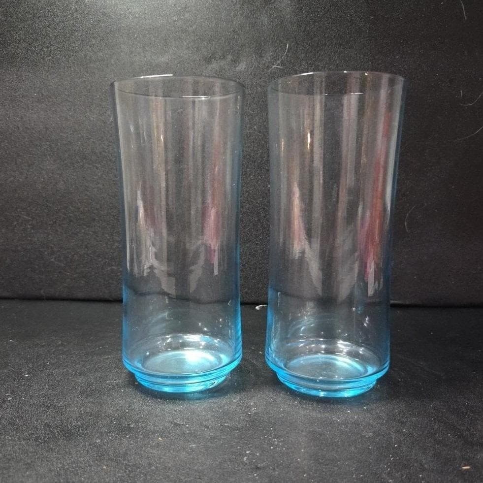Cristar Lexington Style Blue Tint Tumblers, Set of 2, Replacement Teal Drinkware - Thumbnail 8