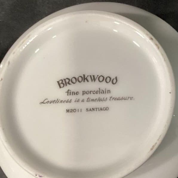 Brookwood Porcelain by Interpace Corporation M2001 Santiago Creamer & Sugar - Thumbnail 5
