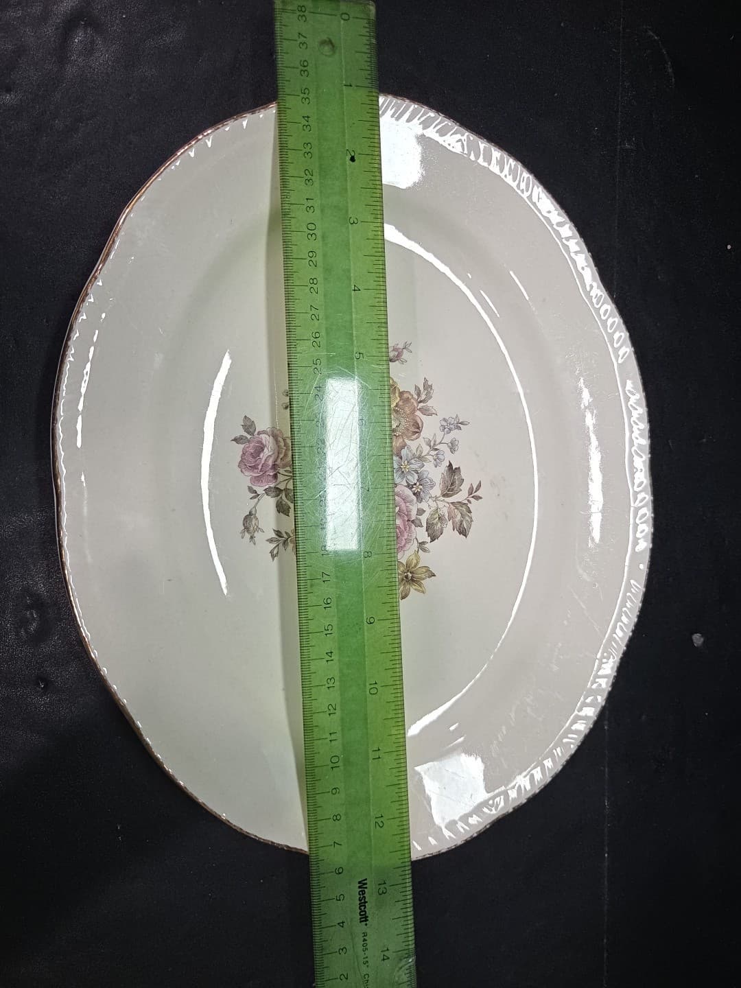 Homer Laughlin Cunningham & Pickett Stratford Oval Serving Platter Vintage China - Thumbnail 4