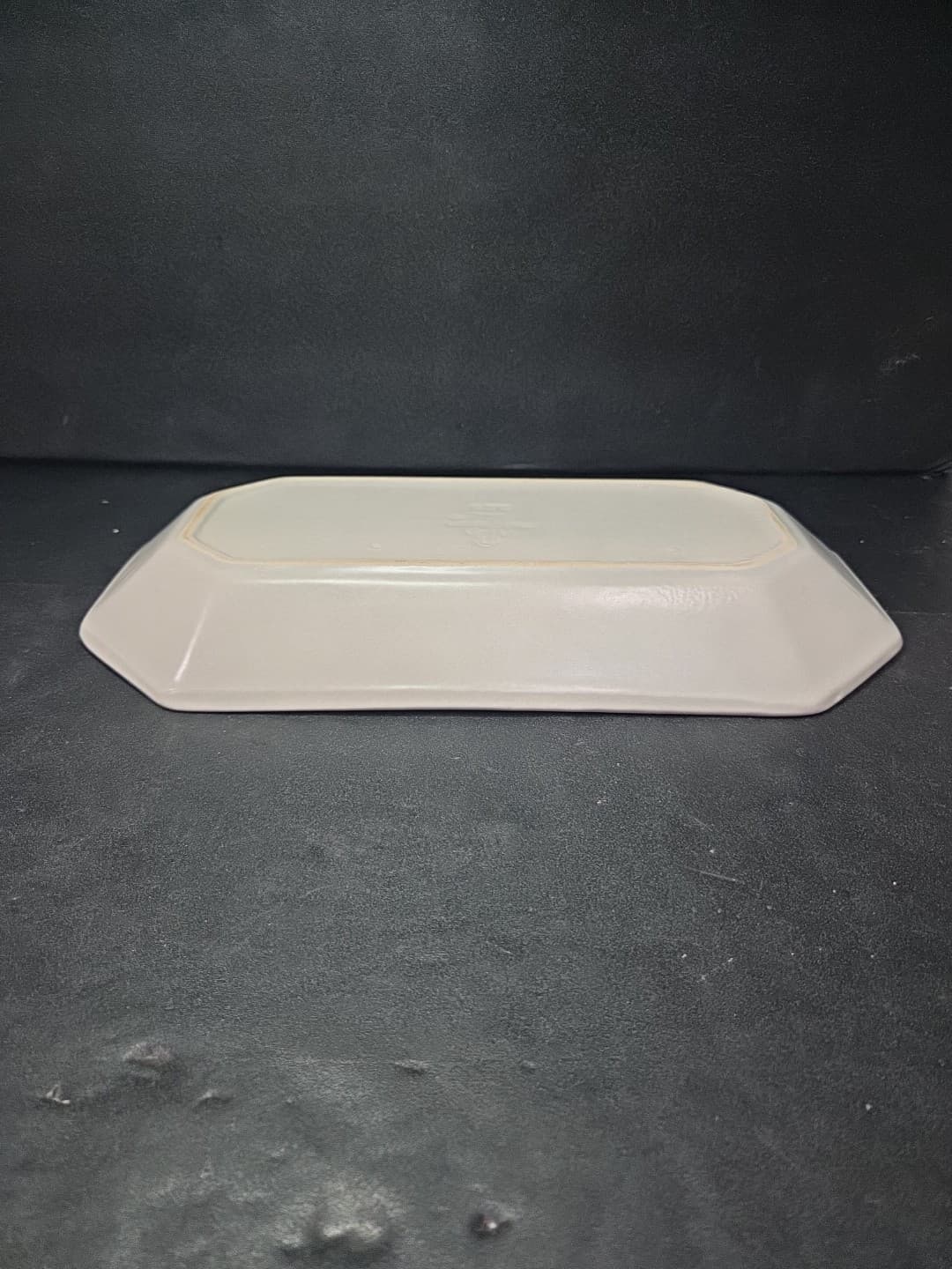 Pfaltzgraff Yorktowne Pottery Light Grey Bread Tray, Vintage Serving Ware, Quote - Thumbnail 10