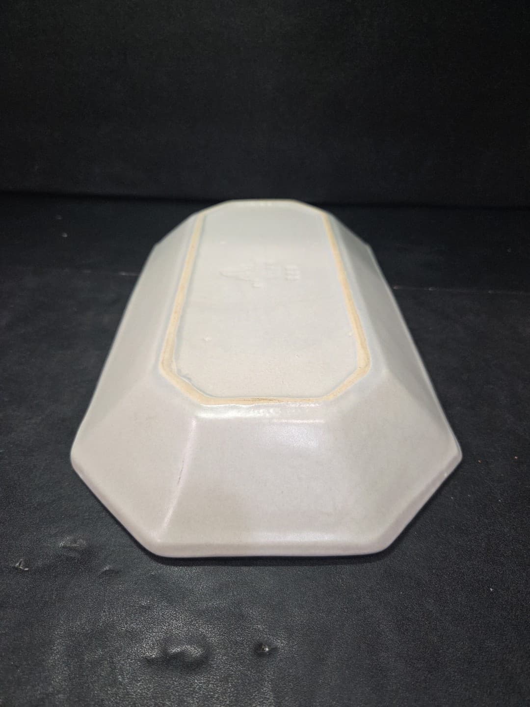 Pfaltzgraff Yorktowne Pottery Light Grey Bread Tray, Vintage Serving Ware, Quote - Thumbnail 7