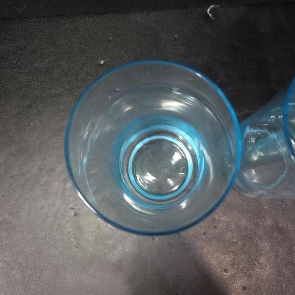 Cristar Lexington Style Blue Tint Tumblers, Set of 2, Replacement Teal Drinkware - Thumbnail 5