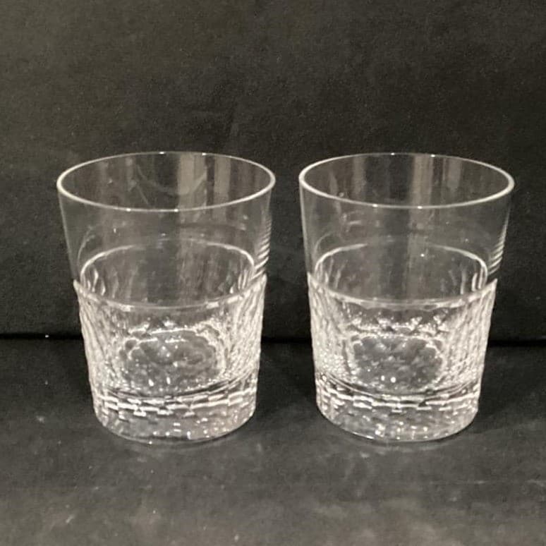 Old Fashioned Glasses Hammered Whiskey Rocks Lowball Tumblers Set Of 2 - Thumbnail 2