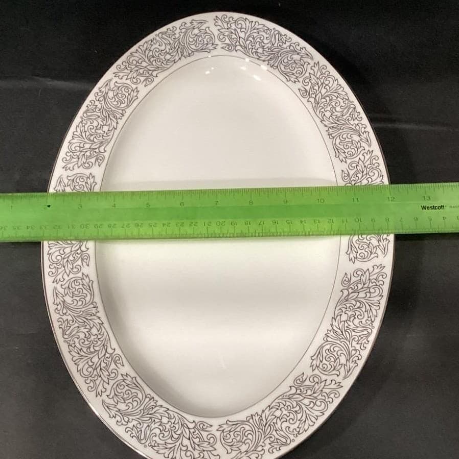 Brookwood Porcelain by Interpace Corporation M2001 Santiago Oval Platter - Thumbnail 7