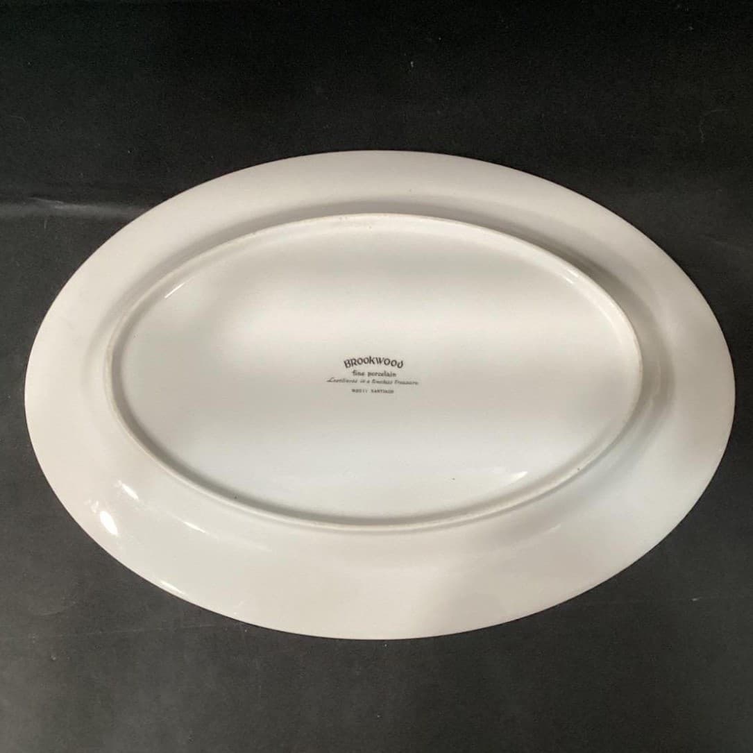 Brookwood Porcelain by Interpace Corporation M2001 Santiago Oval Platter - Thumbnail 4