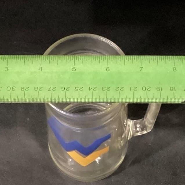 West Virginia University WVU Mountaineers Mug Vintage Beer Mug 7" Tall Set of 2 - Thumbnail 3