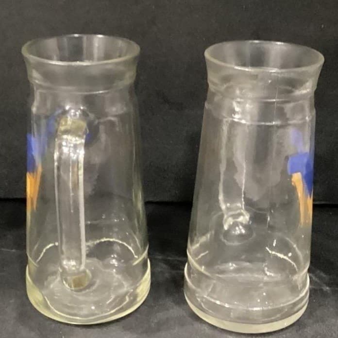 West Virginia University WVU Mountaineers Mug Vintage Beer Mug 7" Tall Set of 2 - Thumbnail 10