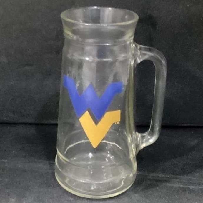 West Virginia University WVU Mountaineers Mug Vintage Beer Mug 7" Tall - Thumbnail 7