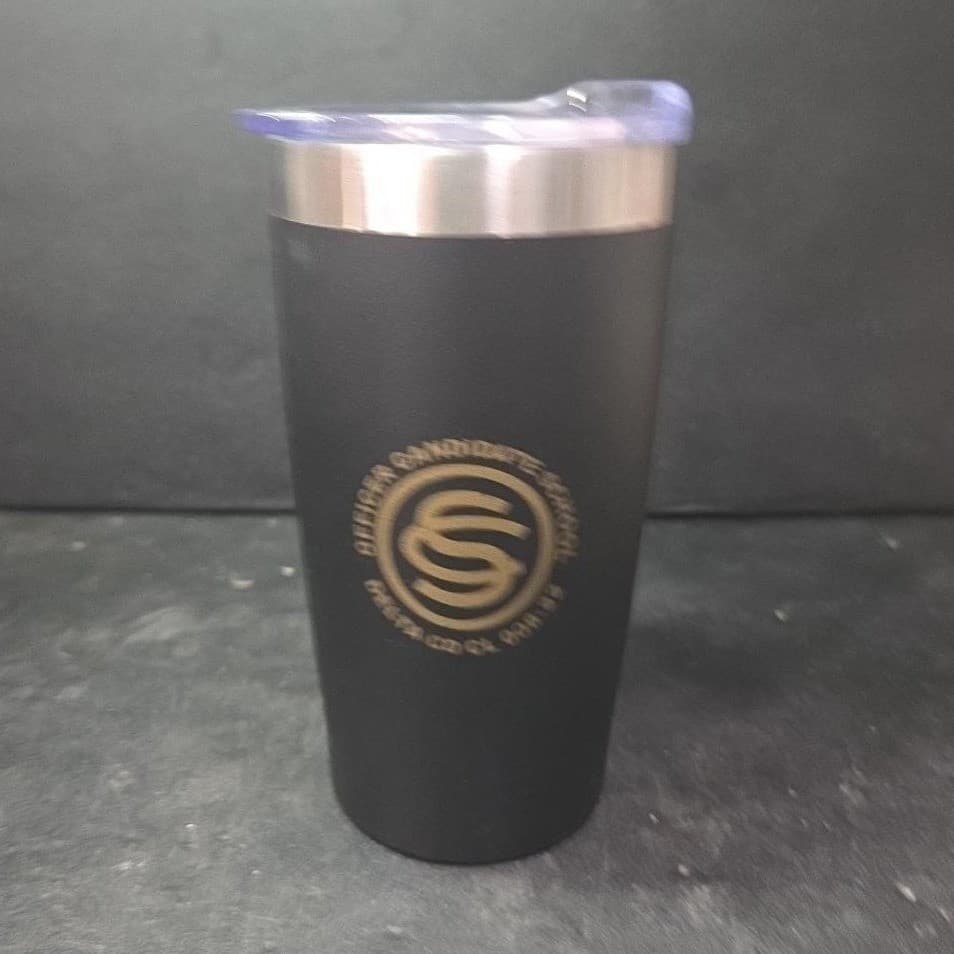 United States Army Officer Candidate School Tumbler, BPA Free Black Travel Cup - Thumbnail 4