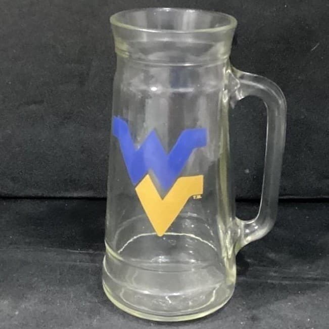 West Virginia University WVU Mountaineers Mug Vintage Beer Mug 7" Tall - Thumbnail 8