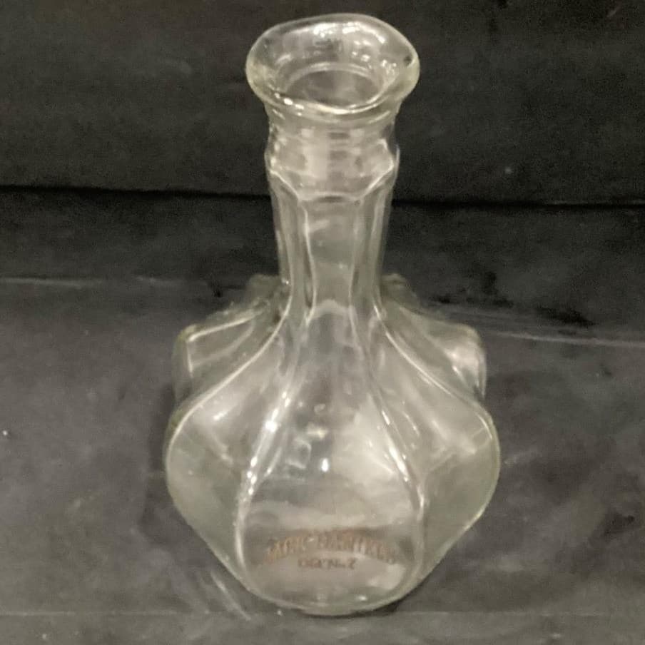 Vintage Jack Daniels Old No 7 Bourbon Whiskey Glass Decanter Bottle Gold 1.75L * - Thumbnail 6