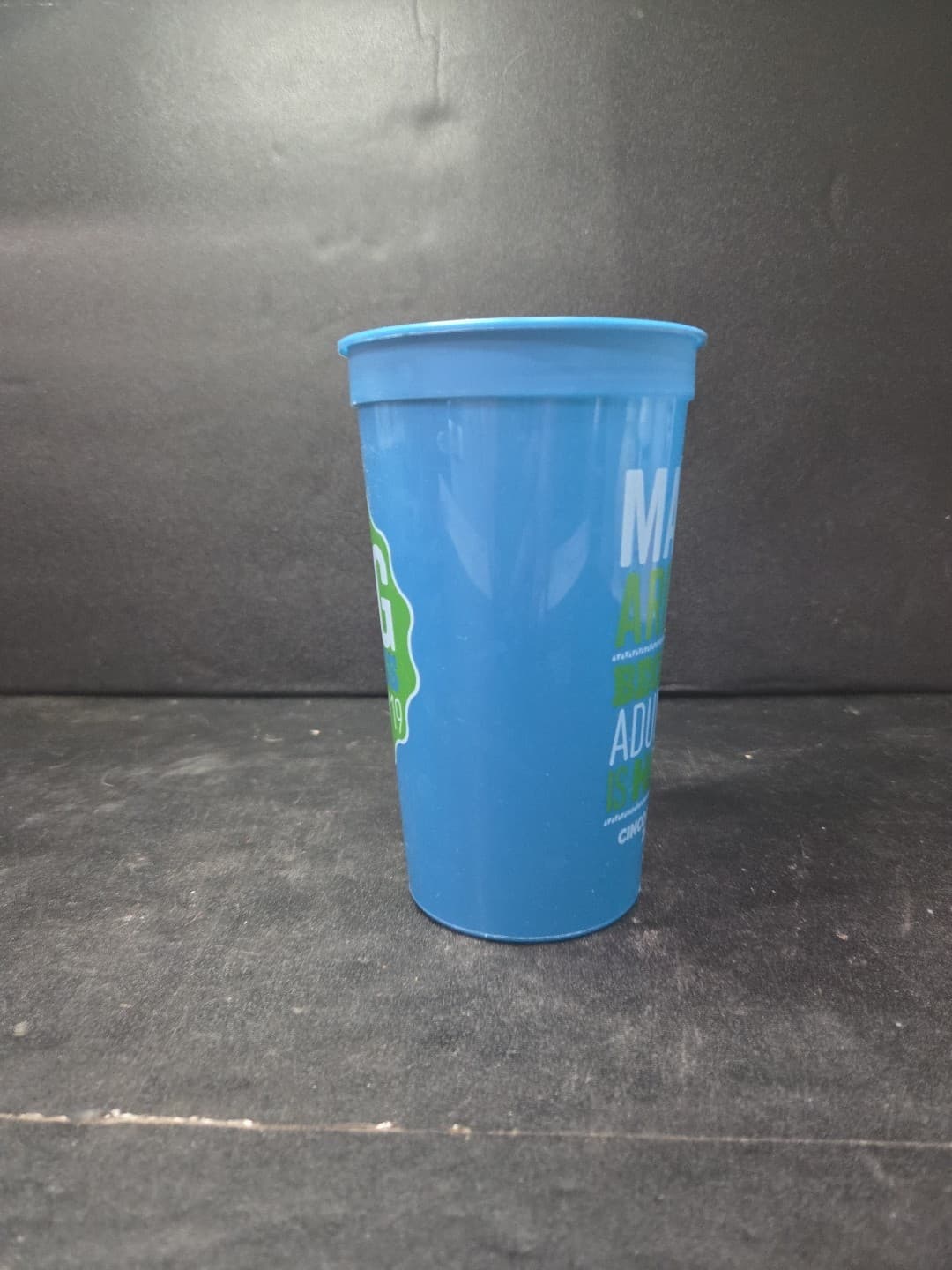 Chili’s Bar Restaurant Margarita Cocktail Cup “Marg Madness” 16oz Blue Green - Thumbnail 4